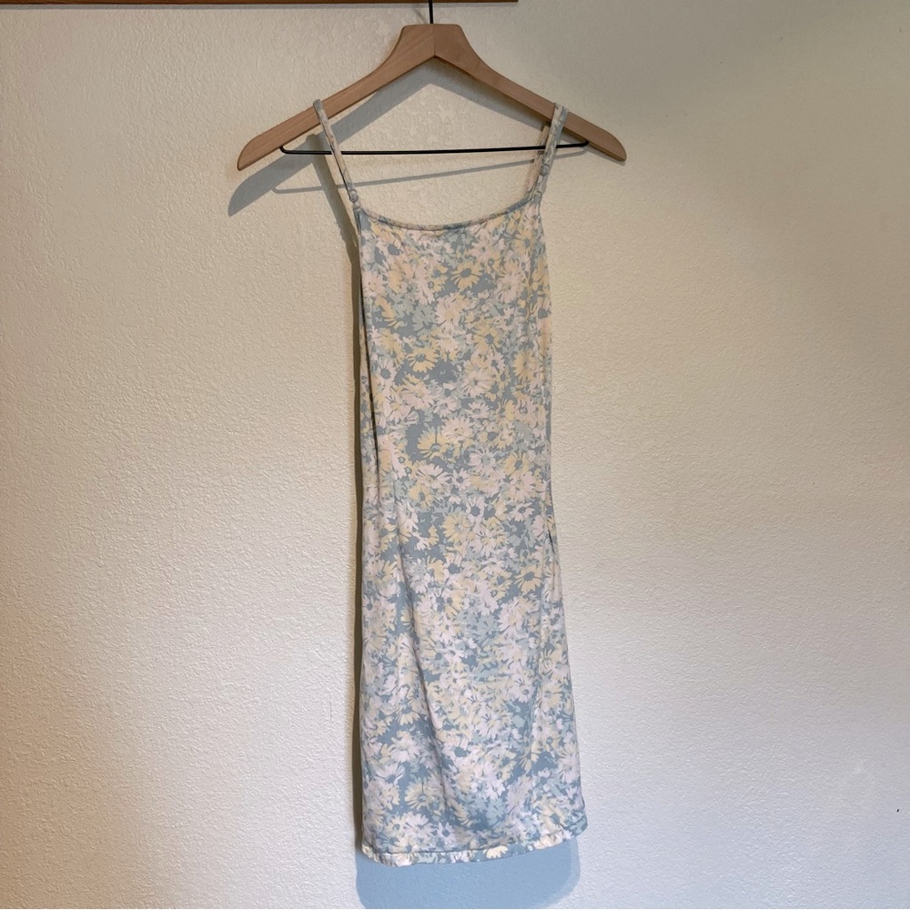 RVCA Blue Floral Mini Dress Size L
